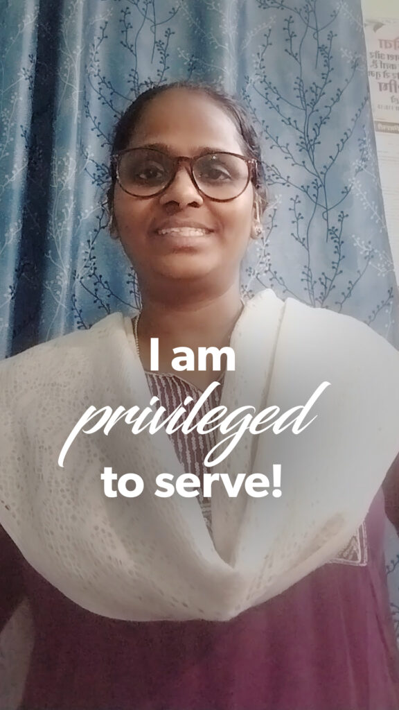 Privileged to Serve: Paulin Priyadarshini