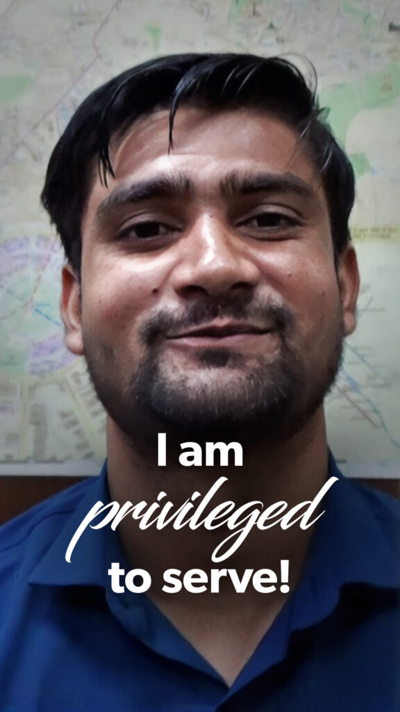 Privileged to Serve: Ankit Kumar