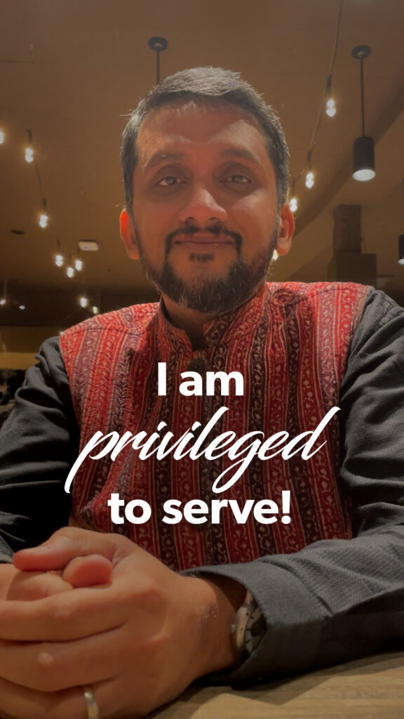 Privileged to Serve: Shankar Ramachandran