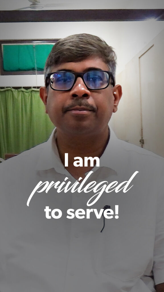 Privileged to Serve: Prabhu Joseph