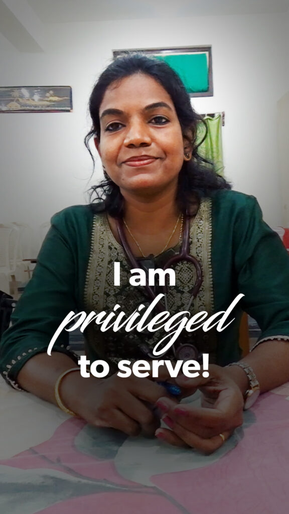 Privileged to Serve: Blessy Sucharita