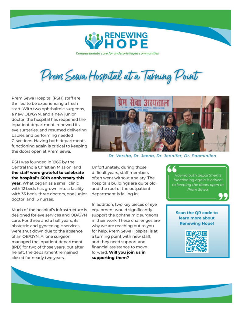 Renewing Hope and Healing at Prem Sewa
